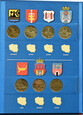POLSKA - ZESTAW DWUZŁOTÓWEK 2009-2011, Miasta