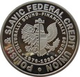 MEDAL  SREBRO - POLSKO-SŁOWIAŃSKA UNIA KREDYTOWA 