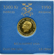 Szwecja, 1000 koron 1990, Okręt Vasa
