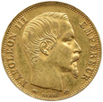 Francja - Napoleon III -  20 franków 1856 A, Paryż