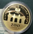 POLSKA - 200 złotych  2008 - 90 ROCZNICA NIEPODLEGŁOŚCI - mennicza 