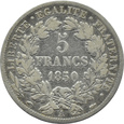 Francja, Republika, 5 FRANKÓW 1850 A, Paryż