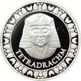 Tetradrachm, medal srebro 1 uncja - UNC