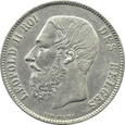 BELGIA - 5 FRANKÓW 1873