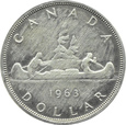 KANADA - Dolar 1966 - canoe