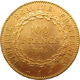 Francja  - Republika 100 franków 1904 Paryż 