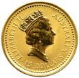 Australia, 15 dolarów 1990, KANGUR, 1/10 uncji złota