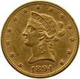 USA  - 10 DOLLARÓW 1894 - BARDZO  ŁADNE