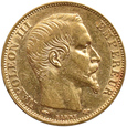 FRANCJA - NAPOLEON III -  20 franków 1860 A, Paryż
