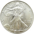 USA, 1 dolar 2007, Orzeł - uncja srebra