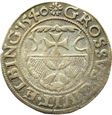 POLSKA - ZYGMUNT I STARY - grosz 1540, ELBLĄG