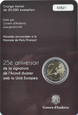Andorra, 2 euro 2015, 25 lat Unii Celnej z EU