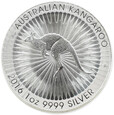 Australia, kangur, 2016, uncja srebra, UNC