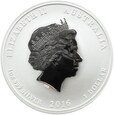 Australia, 1 dolar 2016, Rok Małpy - UNC