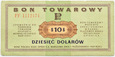 PEWEX - 10 dolarów 1969, seria FF, rzadkie