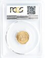 Włochy - 10 lirów 1863 - PCGS MS63