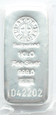 Heraeus - sztabka srebro 1 kilogram, zafoliowana