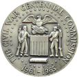 USA - U. Grant i R. Lee - LETS US HAVE PEACE - srebrny medal