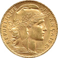 Francja, 20 franków 1912, KOGUT, Paryż 