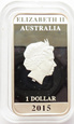 AUSTRALIA - 1 dollar 2015, Czerwony Krzyż,  holgram 