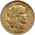 Francja  - 20 franków 1907 - KOGUT -  Paryż  
