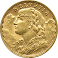 Szwajcaria, 20 franków 1901, stare bicie