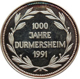 NIEMCY - 1000 LAT DURMERSHEIM 1991, medal