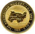 Australia, 100 dolarów 1989, NUGGET, uncja złota