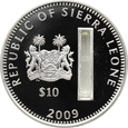 Sierra Leone, 10 dolarów 2009, Fatima