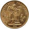 FRANCJA - Republika, 20 franków 1887 - Paryż 