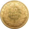 Francja - 10 franków 1862 BB - Strasburg