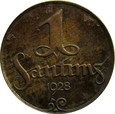 ŁOTWA - 1 SANTIMS 1928