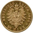 Niemcy, Prusy, Fryderyk, 20 marek 1888 A, Berlin  