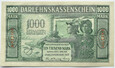 Polska/Niemcy - OST - 1000 MAREK 1919 - seria A, UNC!!!