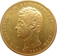 Sardynia - 100 lirów 1834 - mennica Genua - rzadsza mennica