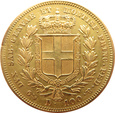 Sardynia - 100 lirów 1834 - mennica Genua - rzadsza mennica