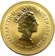Australia, 100 dolarów 1987, NUGGET, uncja złota