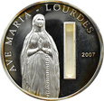 Palau, 5 dolarów 2007, Lourdes