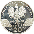 POLSKA - 20 ZŁOTYCH 1999 - WILK