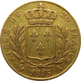 FRANCJA - LUDWIK XVIII - 20 franków 1815 A
