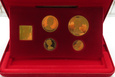 WIELKA BRYTANIA/Man - zestaw złotych monet - SUWEREN 1977