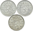 Holandia, Wilhelmina, lot 2,5 guldena 1964