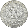 POLSKA - J. SOBIESKI - 10 złotych 1933, Warszawa