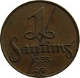 ŁOTWA - 1 SANTIMS 1935