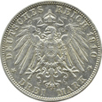 NIEMCY - BAYERN - OTTO 3 MARKI 1909 D, Monachium