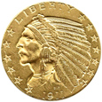 USA, Indianin, 5 dolarów 1911, Filadelfia