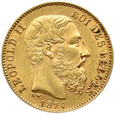 Belgia, LEOPOLD II,  20 franków 1874 