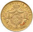 Belgia, LEOPOLD II,  20 franków 1874 