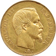 Francja, Napoleon III, 50 franków 1855 A, Paryż