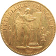 FRANCJA - Republika, 20 franków 1893  Paryż